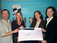 WaterAid cheque