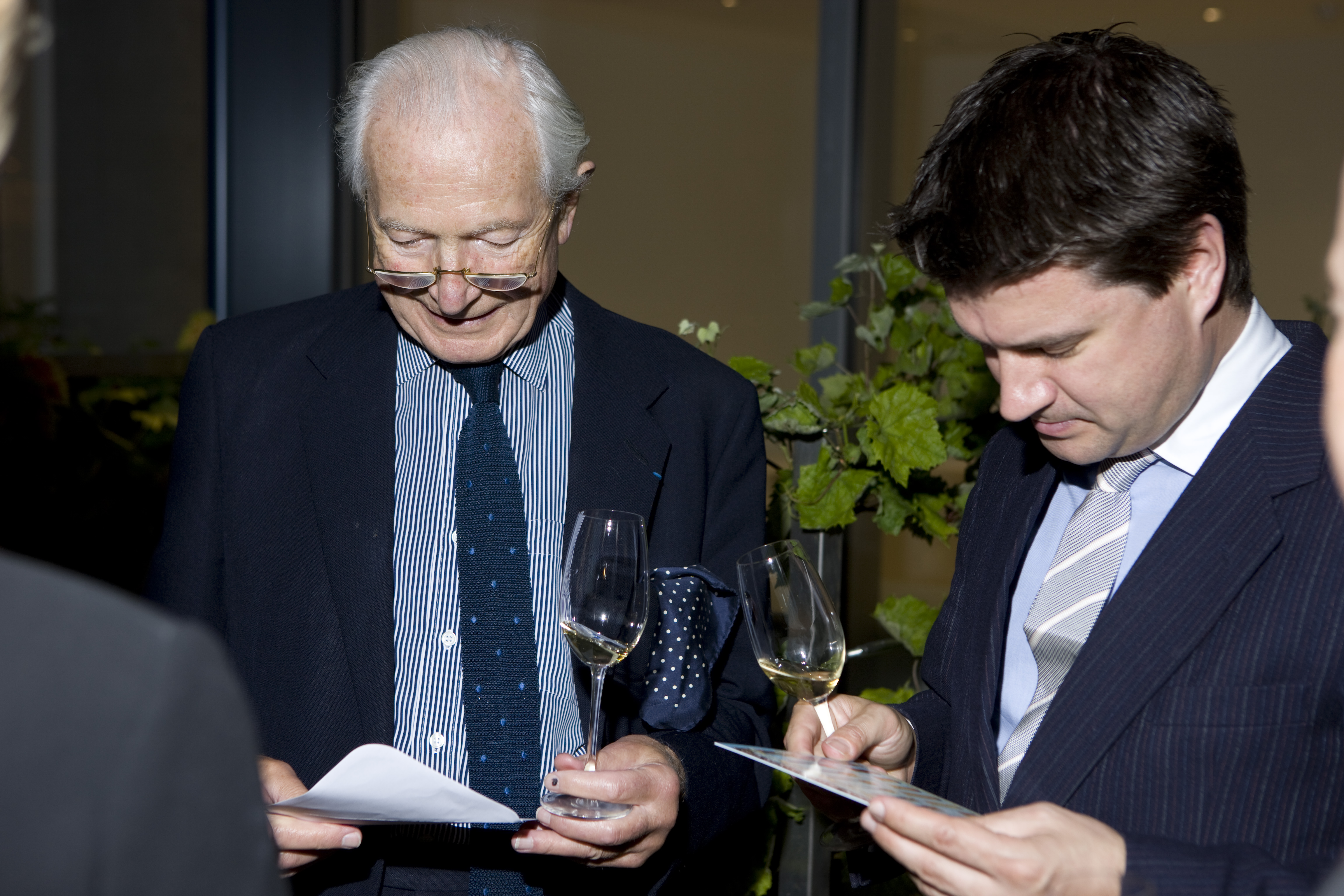 Michael Broadbent's 400th column dinner