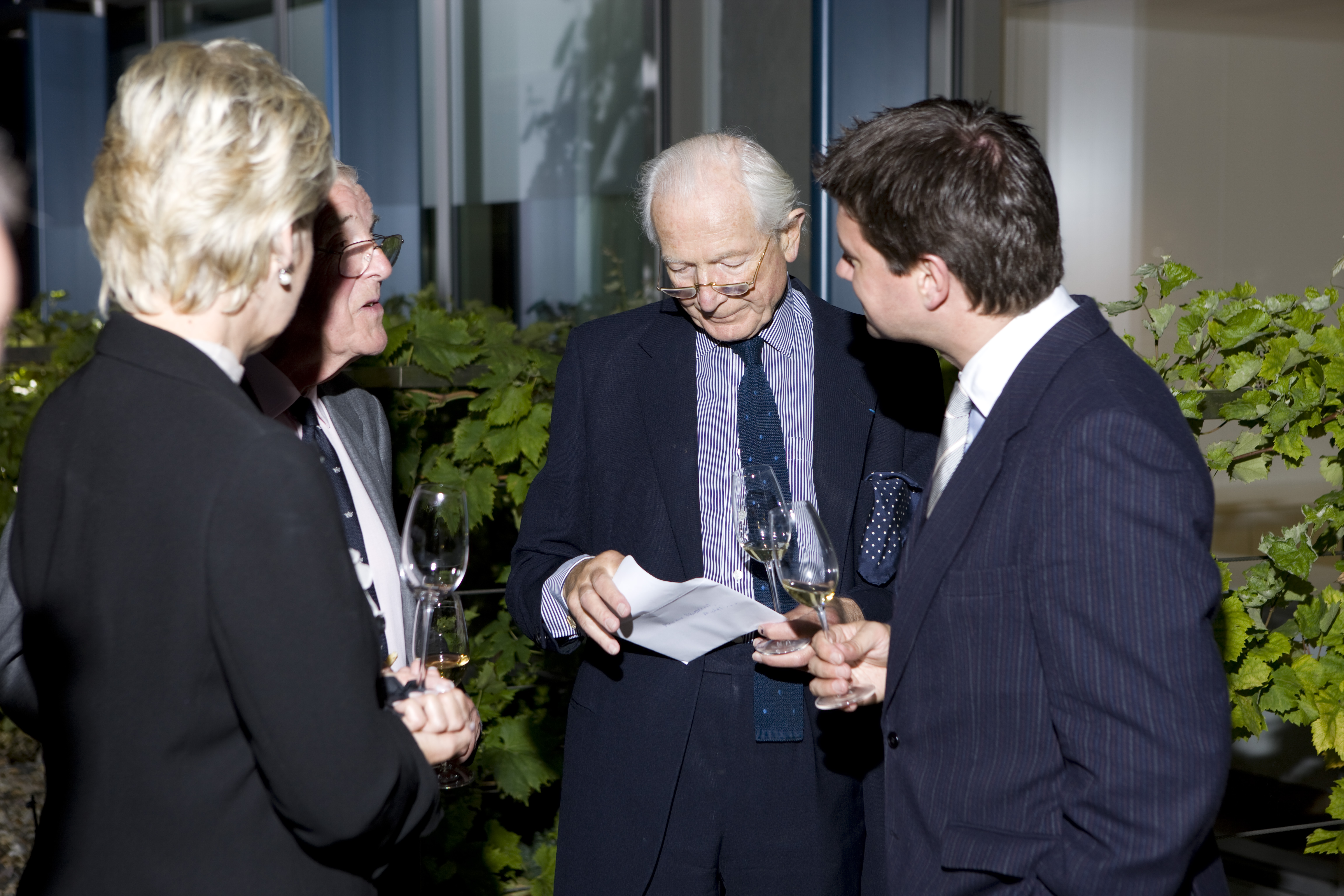 Michael Broadbent's 400th column dinner