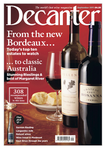 Decanter magazine September 2011