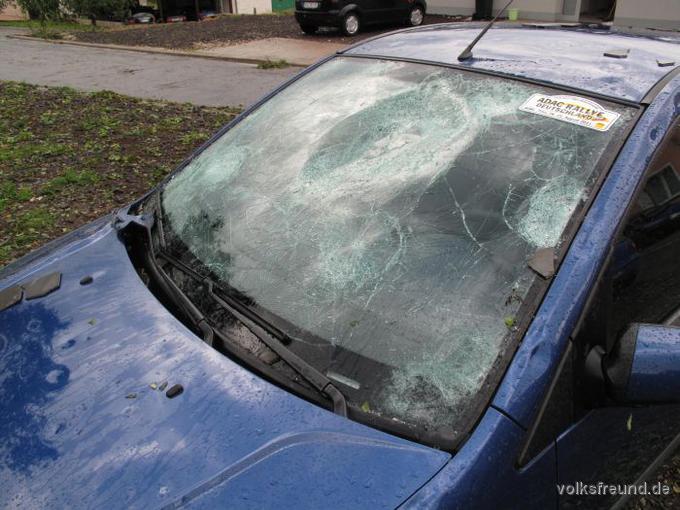 Mosel hail damage