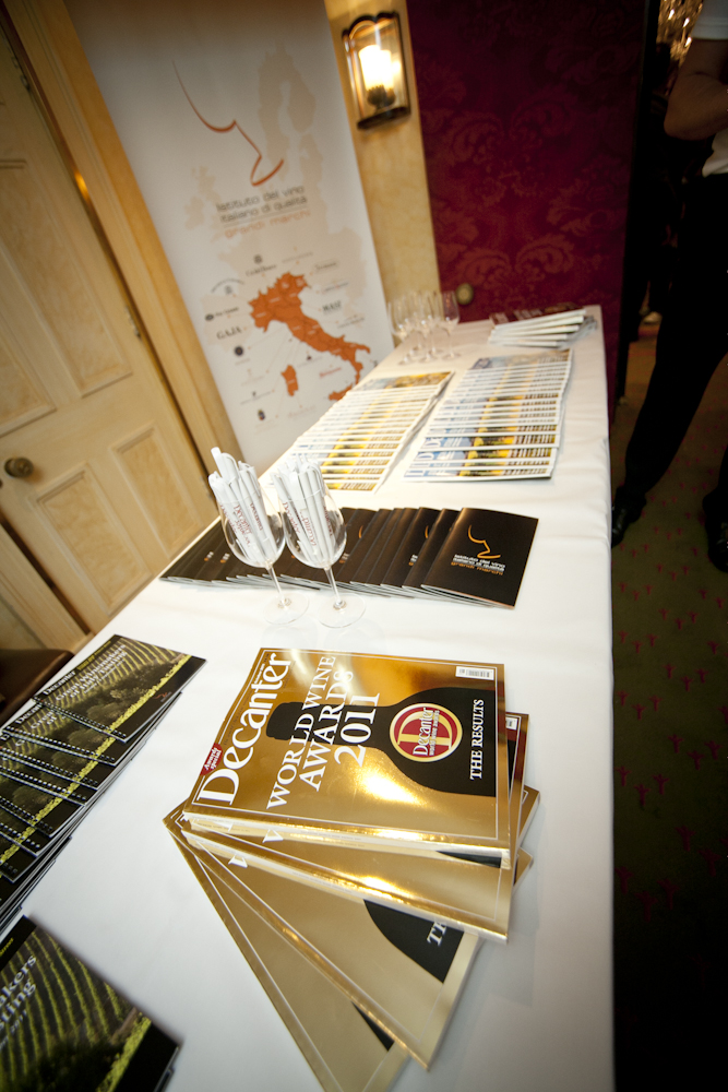 Decanter's Italy Grandi Marchi tasting
