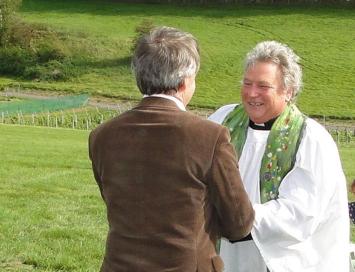 Steven Spurrier vineyard blessing