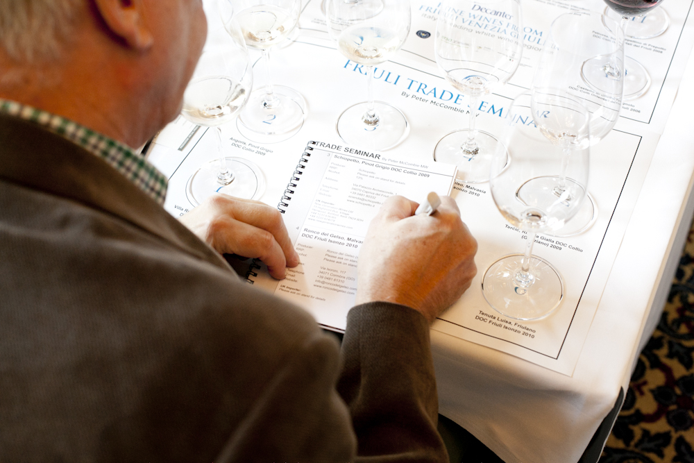Decanter's Fruili Trade Tasting