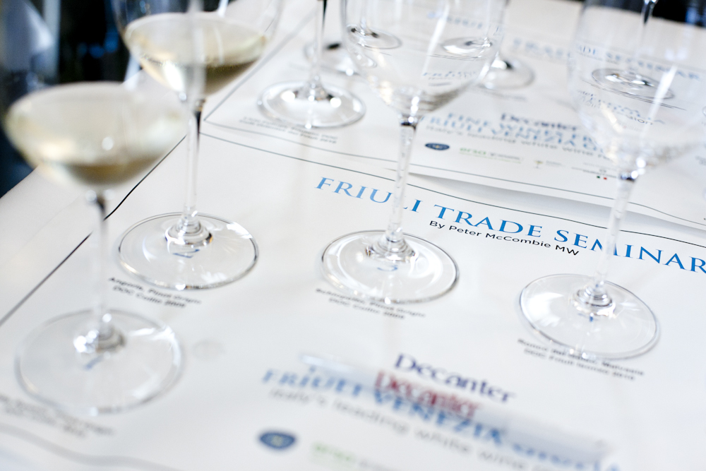 Decanter's Fruili Trade Tasting