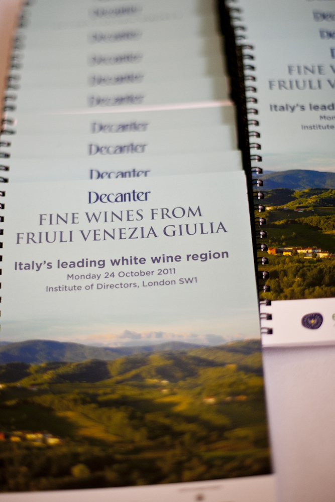 Decanter's Fruili Trade Tasting