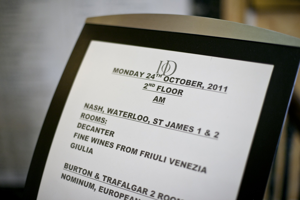 Decanter's Fruili Trade Tasting
