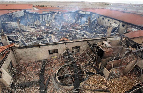 Fire in rioja