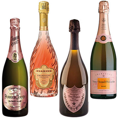 rose champagne, valentines, champagne, 