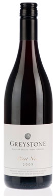Greystone New Zealand Pinot Noir 2009, NZ 2009, pinot noir 2009,