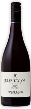 Jules Taylor New Zealand Pinot Noir 2009, NZ 2009, pinot noir 2009,