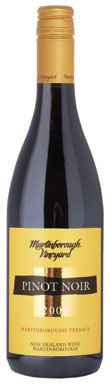 Martinborough New Zealand Pinot Noir 2009, NZ 2009, pinot noir 2009,