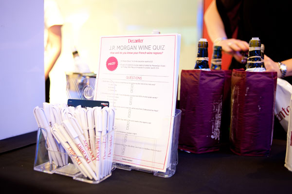 Decanter JP Morgan event