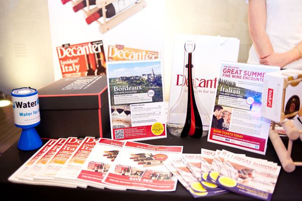 Decanter JP Morgan event
