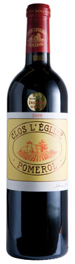 Pomerol 2009 Clos L'Eglise 