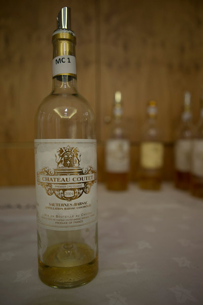 BFWE 2012 Chateau Coutet and Chateau Suduiraut