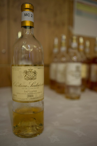 BFWE 2012 Chateau Coutet and Chateau Suduiraut
