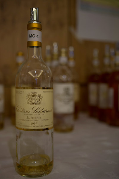 BFWE 2012 Chateau Coutet and Chateau Suduiraut