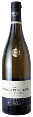 Chablis 2010, Dom Pinson Les Forets 