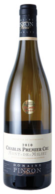Chablis 2010, Dom Pinson Mont De Milieu