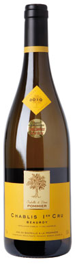 Chablis 2010, Isabelle & Denis Pommier Beauroy 