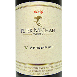 Peter Michael Winery L'Après Midi 2009