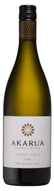 New Zealand whites,Akarua Pinot Gris 2009