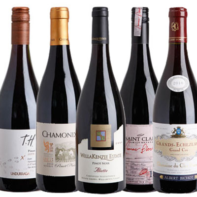 Top five Pinot Noir
