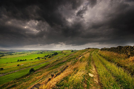 Cloudy sky, clouds, dark sky, sky, 
