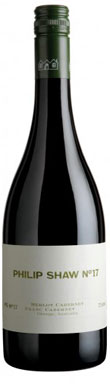 Bordeaux blends, Philip Shaw No 17 2008