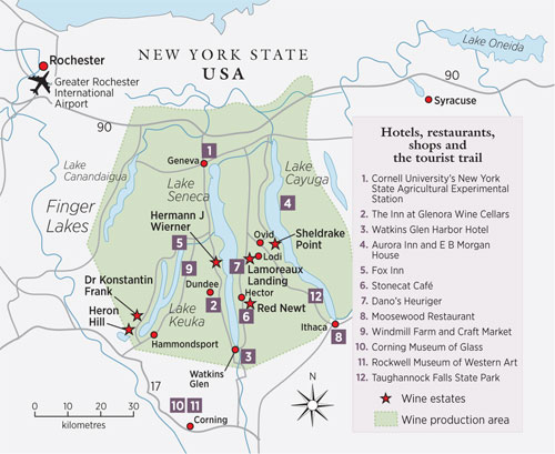 Finger Lakes big map