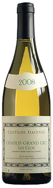 Domaine Clotilde Davenne, Grand Cru Chablis 2008, chablis, chablis 2008, 