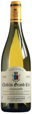 Domaine Jean Paul et Benouit Droin, Grand Cru Chablis 2008, chablis, chablis 2008,