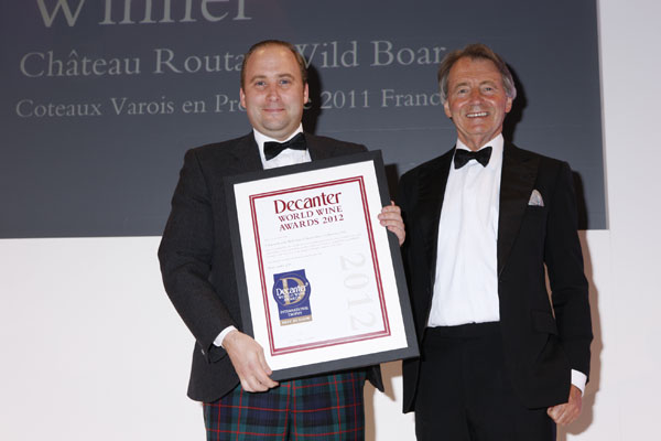 Chateau Routas wins a DWWA International Trophy