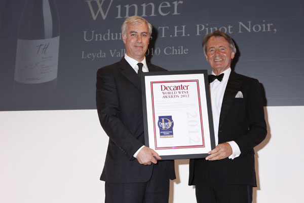 Undurraga wins a DWWA International Trophy