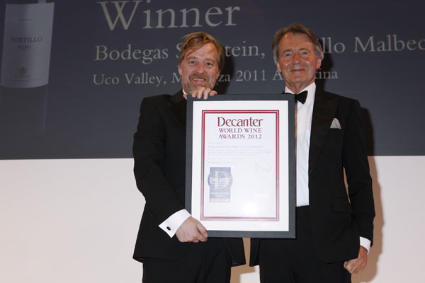 Bodegas Salentein wins a DWWA International Trophy