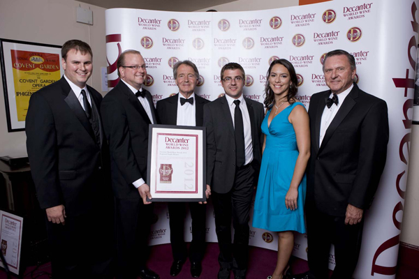 DWWA 2012 Regional Trophy winners