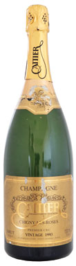 Vintage champagne, champagne, Cattier Brut Premier Cru Magnum 1993