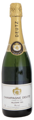 Vintage champagne, champagne, Deutz Brut Mill&eacute;sim&eacute; 1993