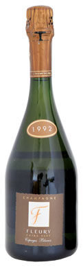 Vintage champagne, champagne, Fleury C&eacute;pages Blancs 1992