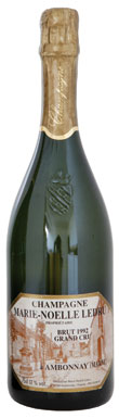 Vintage champagne, champagne, Marie Noelle Ledru Brut Grand Cru 1992