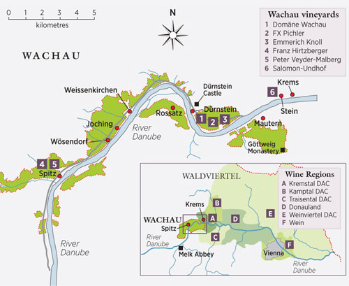 Wachau large map