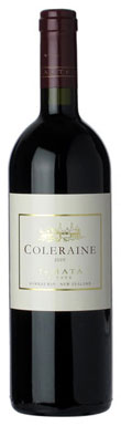 Cabernet Sauvignon, Te Mata Coleraine New Zealand 2009