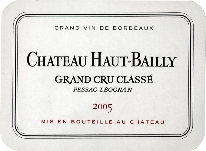 2005 Chateau Haut-Bailly, Cru Classe Graves, Pessac-Leognan