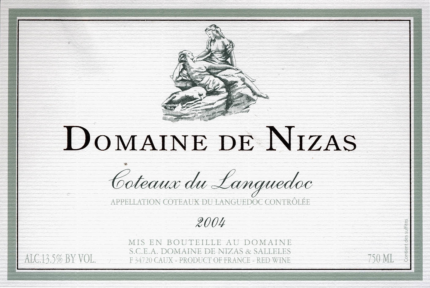 2004 Domaine de Nizas, Coteaux du Languedoc