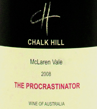 2008 Chalk Hill, The Procrastinator, McLaren Vale