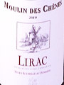 2010 Moulin des Chênes, Lirac