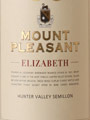 2005 McWilliams, Mount Pleasant, Elizabeth Semillon