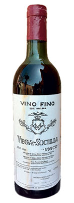 Vega Sicilia Unico 1964
