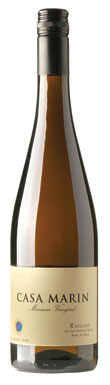 Chilean wines, Casa Marin Miramar Vineyard Riesling